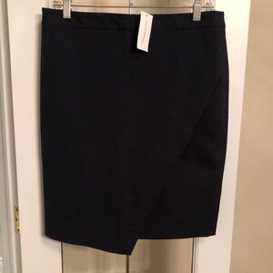NWT Banana Republic Navy Asymetric Skirt